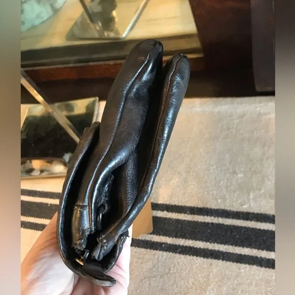 NWT Bed Stu Leather Ziggy Clutch Crossbody Belt Bag Black DD Retail $195 - Picture 9 of 15